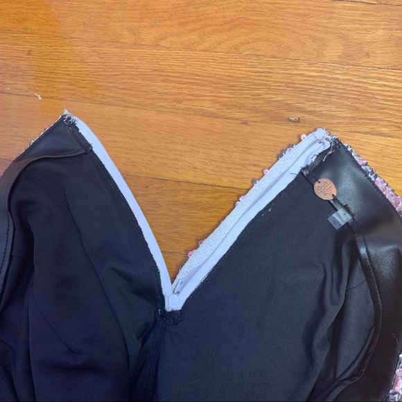 Free People pink sequin cheetah print skirt size 8 - Picture 8 of 8